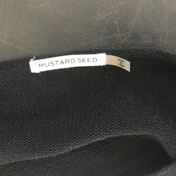 Anthropologie Mustard Seed Cross Stitch Cropped Sweater Small - Picture 5 of 5